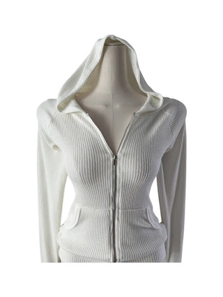 Carrie Warmer Knit Hooded Zip-Up