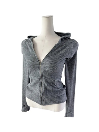 Carrie Warmer Knit Hooded Zip-Up