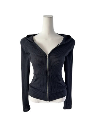 Carrie Warmer Knit Hooded Zip-Up