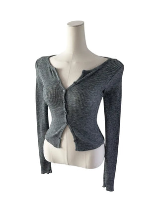 Bomian Round Knit Cardigan