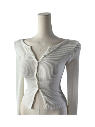 Bomian Round Knit Cardigan