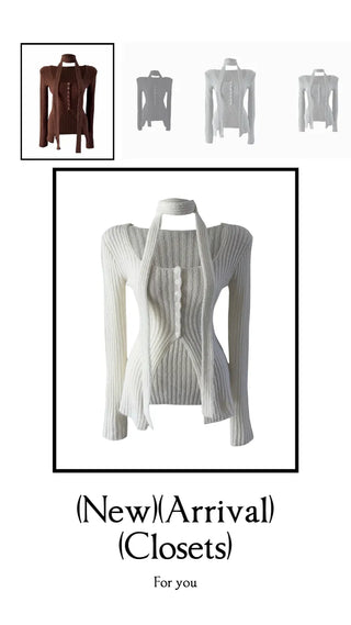 Carol open tie knit Carol team tie knit