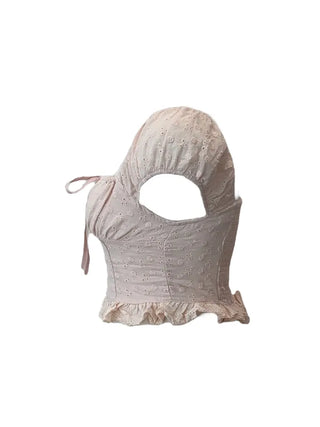 Princess punching frill blouse