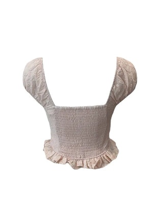 Princess punching frill blouse