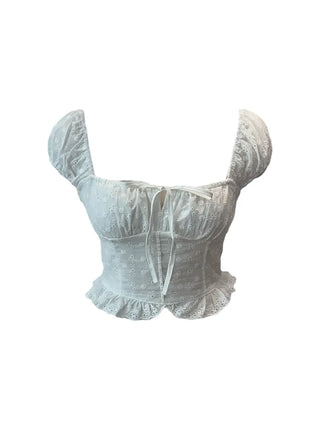 Princess punching frill blouse