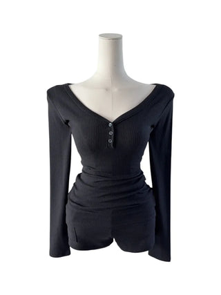 V kaya long slim T V kaya long slim set-up