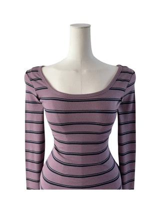 Puzzah Dangara Square Neck Long Sleeve T