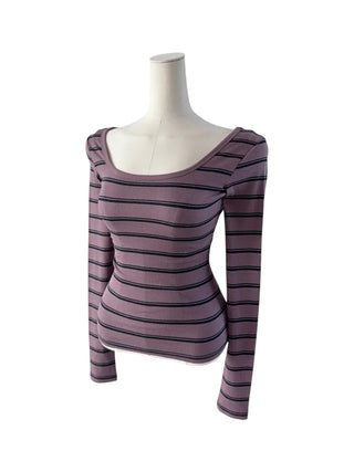 Puzzah Dangara Square Neck Long Sleeve T