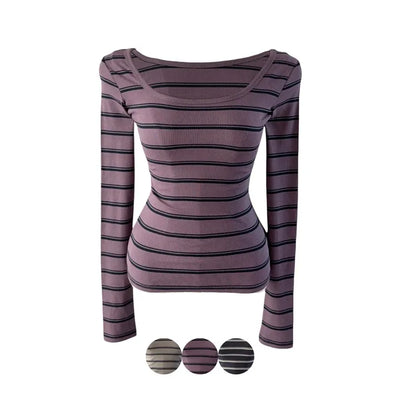 Puzzah Dangara Square Neck Long Sleeve T