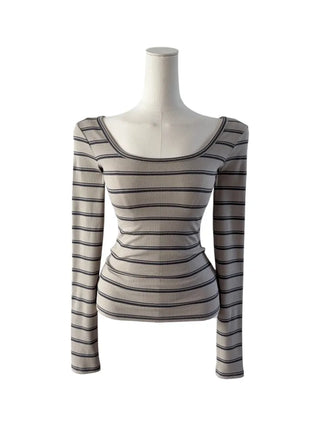 Puzzah Dangara Square Neck Long Sleeve T