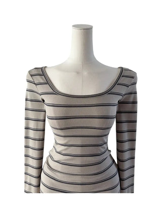 Puzzah Dangara Square Neck Long Sleeve T