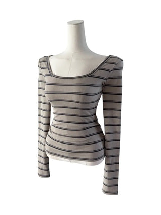 Puzzah Dangara Square Neck Long Sleeve T