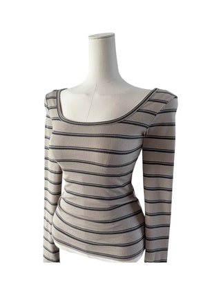 Puzzah Dangara Square Neck Long Sleeve T