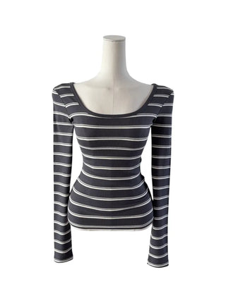 Puzzah Dangara Square Neck Long Sleeve T