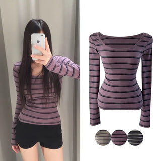 Puzzah Dangara Square Neck Long Sleeve T