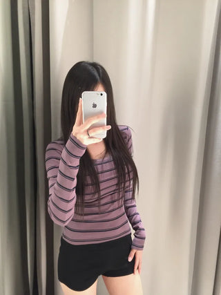 Puzzah Dangara Square Neck Long Sleeve T