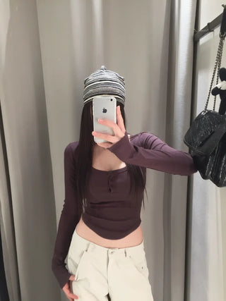 Laurent Burton Slim Cropped T