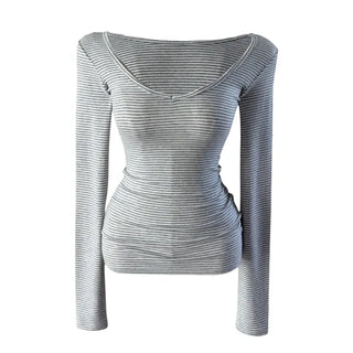 Mikano Peach V-neck T