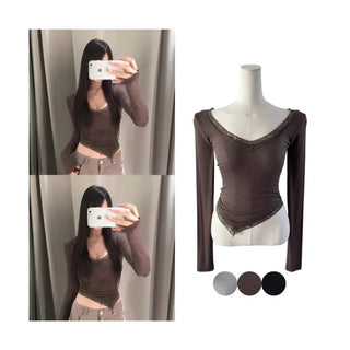 Miramar Unbalanced Lace T