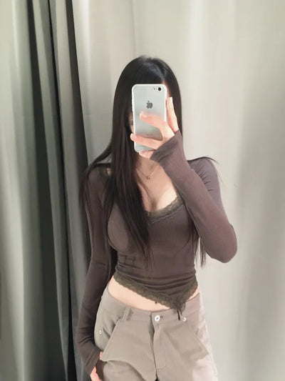 Miramar Unbalanced Lace T