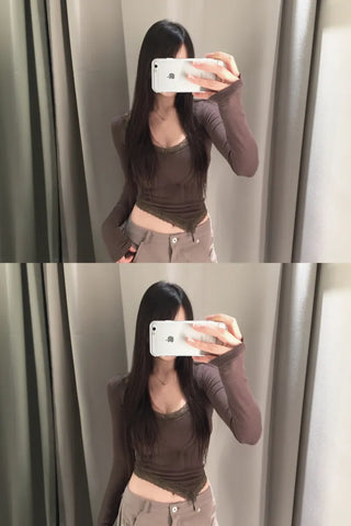 Miramar Unbalanced Lace T