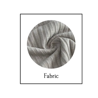 Hanji strap ribbed square neck T