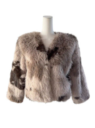 Choco Mousse Fur Jacket