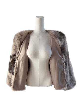 Choco Mousse Fur Jacket