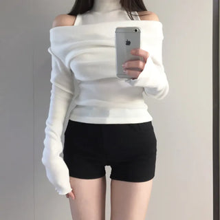 Turtle layered napping blouse T