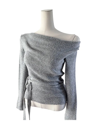 Nero wool belt knit blouse T