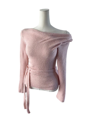 Nero wool belt knit blouse T