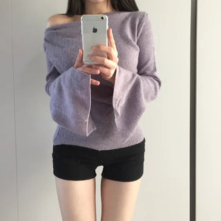 Tory Shirring Knit T-Shirt Blouse
