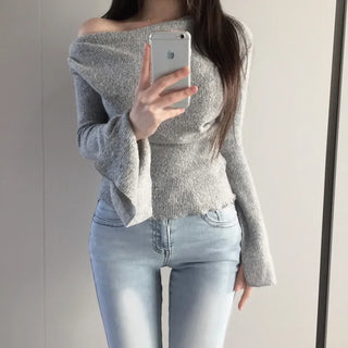 Tory Shirring Knit T-Shirt Blouse