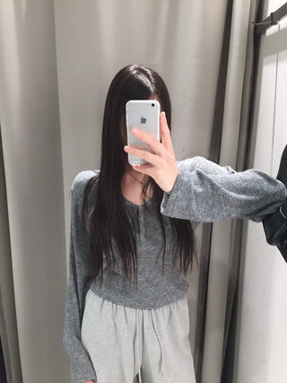 Lizzy DDo DDo Slim Cover Long Sleeve T