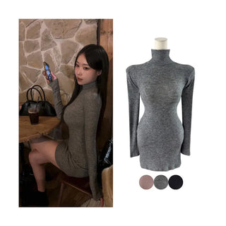 Woolskine Fingerhole Turtleneck Ribbed Ops Woolskine Fingerhole Turtleneck Ribbed Ops One Piece