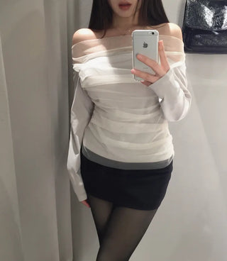 Arman off-dress blouse T