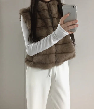 Bara mink vest