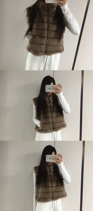 Bara mink vest