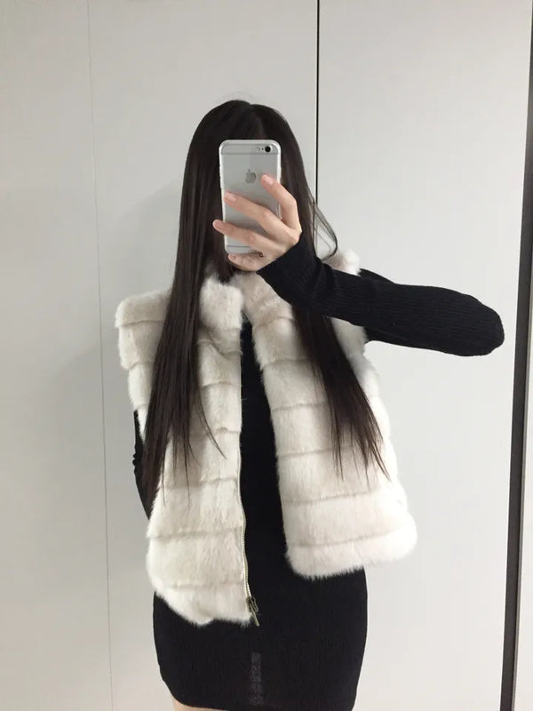 Bara mink vest