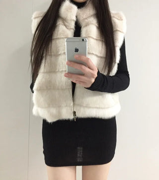 Bara mink vest