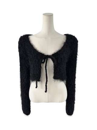 Pony ribbon cardigan