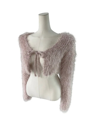 Pony ribbon cardigan