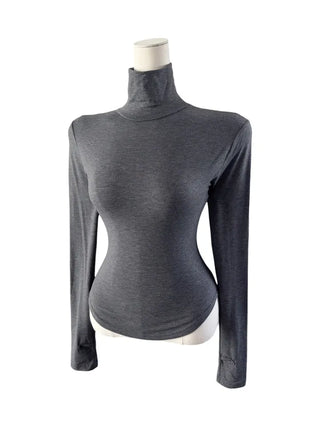 Lulu Warmer Roll Turtleneck T Lulu Warmer Roll Turtleneck T