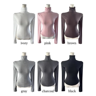Lulu Warmer Roll Turtleneck T Lulu Warmer Roll Turtleneck T
