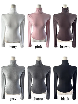 Lulu Warmer Roll Turtleneck T Lulu Warmer Roll Turtleneck T