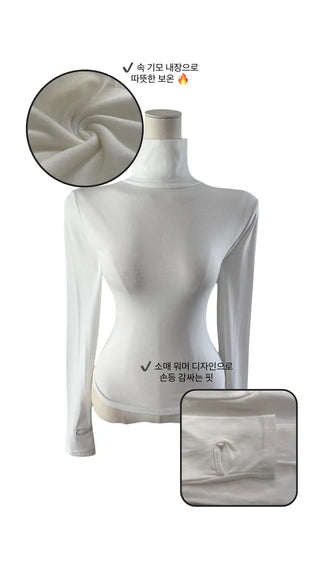 Lulu Warmer Roll Turtleneck T Lulu Warmer Roll Turtleneck T