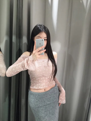 Rare antique lace off top
