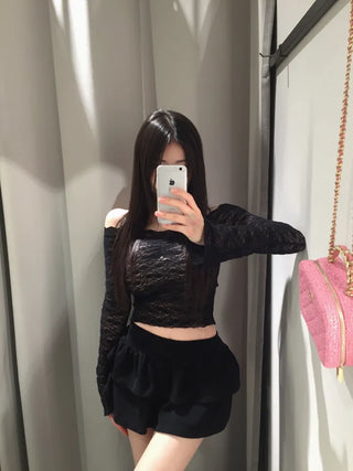 Rare antique lace off top