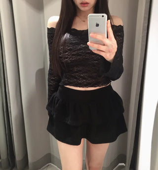 Rare antique lace off top
