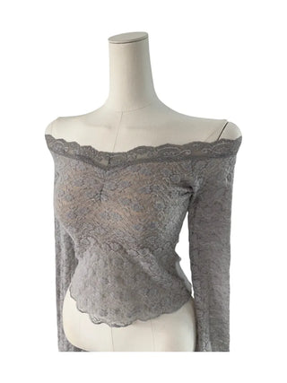 Rare antique lace off top